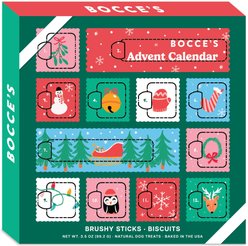 Bocce's Bakery 12-Day Advent Calendar 2024 Soft & Chewy Dog Treats, 2-oz bag