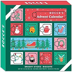 Bocce's Bakery 12-Day Advent Calendar 2024 Soft & Chewy Dog Treats, 2-oz bag