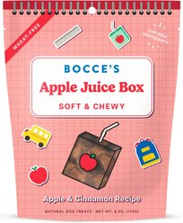 Bocce's Bakery Apple Juice Box Soft & Chewy Dog Treats, 6-oz bag