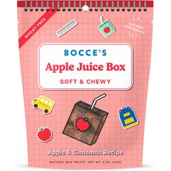 Bocce's Bakery Apple Juice Box Soft & Chewy Dog Treats, 6-oz bag