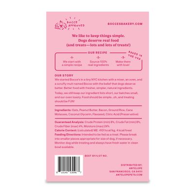 Show full view: Bocce's Bakery Bark Hearts Training Bites Limited Ingredient Soft & Chewy Dog Treats, 2-oz bag slide 3 of 11