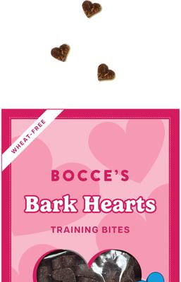 Show full view: Bocce's Bakery Bark Hearts Training Bites Limited Ingredient Soft & Chewy Dog Treats, 2-oz bag slide 4 of 11