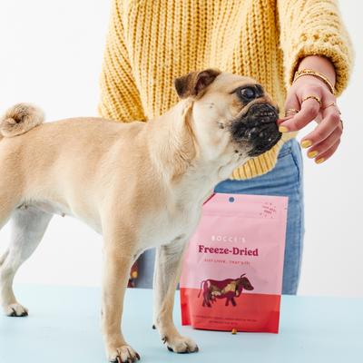 Show full view: Bocce's Bakery Beef Liver Freeze-Dried Treats, 3-oz bag slide 5 of 10