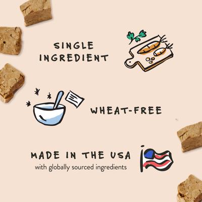 Show full view: Bocce's Bakery Beef Liver Freeze-Dried Treats, 3-oz bag slide 4 of 10