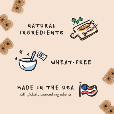 Show full view: Bocce's Bakery Berries & Cream Soft & Chewy Dog Treats, 6-oz bag slide 4 of 10