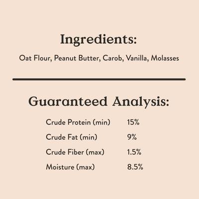 Show full view: Bocce's Bakery Birthday Peanut Butter, Molasses & Vanilla Cake Dog Treats, 5-oz bag slide 8 of 11