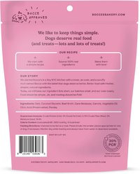 Bocce's Bakery Bone Broth Wellness Beef & Carrot Limited-Ingredient-Diet Adult Soft & Chewy Dog Treats, 6-oz bag slide 2 of 2
