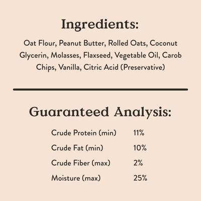 Show full view: Bocce's Bakery Campfire S'mores Peanut Butter, Carob & Vanilla Recipe Dog Treats, 6-oz bag slide 8 of 11