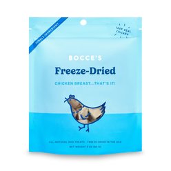 Bocce's Bakery Chicken Breast High-Protein Freeze-Dried Dog Treats, 3-oz bag