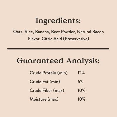 Show full view: Bocce's Bakery Crispies Banana & Bacon Recipe Dog Treats, 10-oz box slide 9 of 11