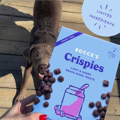 Show full view: Bocce's Bakery Crispies PB & Blueberry Recipe Dog Treats, 10-oz box slide 7 of 11
