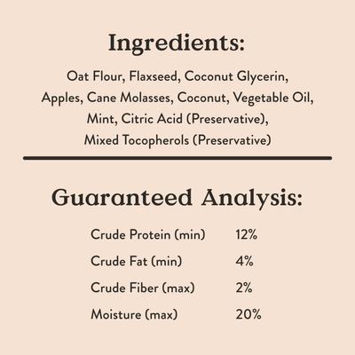Show full view: Bocce's Bakery Dailies Brushy Bites Apple + Mint Recipe Dog Treats, 6-oz pouch slide 8 of 10