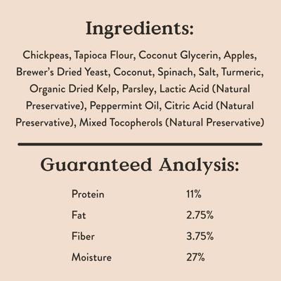 Show full view: Bocce's Bakery Dailies Brushy Sticks Medium Coconut & Mint Recipe Dental Dog Treats, 13-oz bag slide 8 of 11