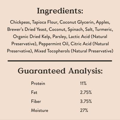 Show full view: Bocce's Bakery Dailies Brushy Sticks Small Coconut & Mint Recipe Dental Dog Treats, 13-oz bag slide 8 of 10