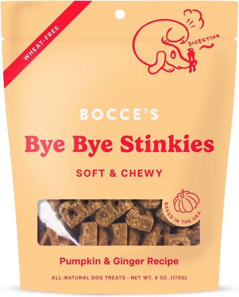 Bocce's Bakery Bye Bye Stinkies Soft & Chewy Dog Treats Bocce's Bakery Bye Bye Stinkies Soft & Chewy Dog Treats