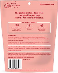 Bocce's Bakery Dailies Good Hair Salmon Recipe Dog Treats, 6-oz pouch slide 2 of 7