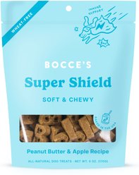 Bocce's Bakery Dailies Super Shield Peanut Butter + Apple Recipe Dog Treats, 6-oz pouch