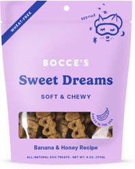 Bocce's Bakery Dailies Sweet Dreams Bananas + Honey Recipe Dog Treats, 6-oz pouch slide 1 of 7