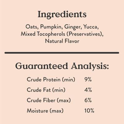 Show full view: Bocce's Bakery Daily Support Belly Aid Pumpkin & Ginger Recipe Dog Treats, 12-oz box slide 7 of 9