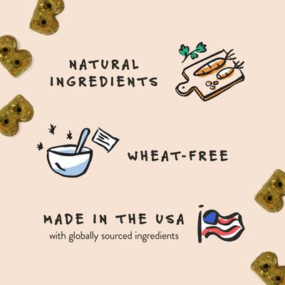 Show full view: Bocce's Bakery Daily Support Breath Aid Apple & Mint Recipe Dog Treat, 12-oz box slide 4 of 10