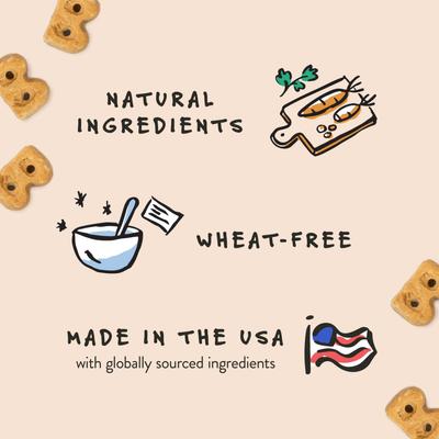 Show full view: Bocce's Bakery Daily Support Hip Aid Peanut Butter Recipe Dog Treat, 12-oz box slide 4 of 10