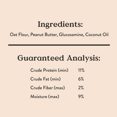 Show full view: Bocce's Bakery Daily Support Hip Aid Peanut Butter Recipe Dog Treat, 12-oz box slide 8 of 10