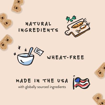 Show full view: Bocce's Bakery Everyday Sunday Roast Biscuits Crunchy Dog Treats, 5-oz bag slide 4 of 9