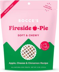 Bocce's Bakery Fireside Apple Pie Apples, Cheese & Cinnamon Recipe Dog Treats, 6-oz bag