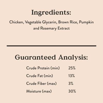 Show full view: Bocce's Bakery Grazers Chicken Jerky Dog Treats, 4-oz pouch slide 8 of 10