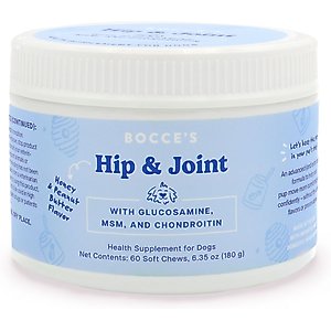 Bocce's Bakery Hip & Joint Soft Chew Joint Supplement for Dogs, 60 count