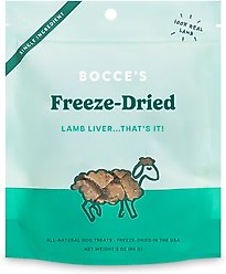 Bocce's Bakery Lamb Liver Freeze-Dried Treats, 3-oz bag