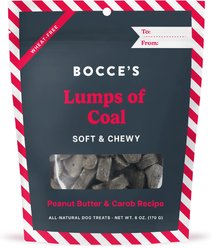 Bocce's Bakery Lumps of Coal Soft & Chewy Dog Treats, 6-oz bag