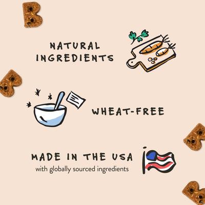 Show full view: Bocce's Bakery Mud Pie Oh My Soft & Chewy Dog Treats, 6-oz bag slide 4 of 10