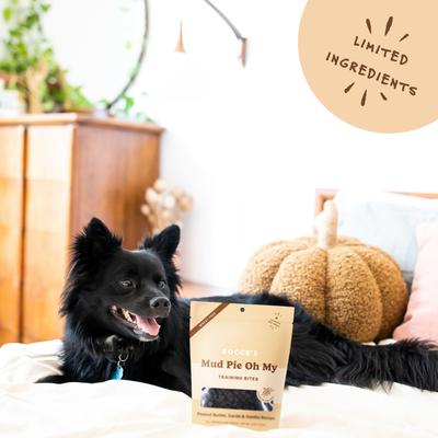 Show full view: Bocce's Bakery Mud Pie Oh My Training Bites Dog Treats, 6-oz bag slide 6 of 10