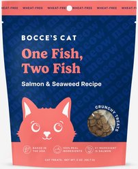 Bocce's Bakery One Fish, Two Fish Crunchy Cat Treats, 2-oz bag
