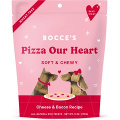 Bocce's Bakery Pizza Our Heart Limited Ingredient Soft & Chewy Dog Treats, 6-oz bag
