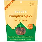 Bocce's Bakery Pumpk'n Spice Pumpkin, PB & Cinnamon Recipe Dog Treats, 6-oz bag