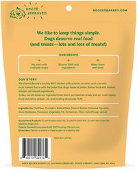 Bocce's Bakery Pumpk'n Spice Pumpkin, PB & Cinnamon Recipe Dog Treats, 6-oz bag slide 2 of 7