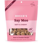 Bocce's Bakery Say Moo Beef & Cheddar Recipe Soft & Chewy Dog Treats, 6-oz bag