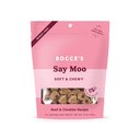 Bocce's Bakery Say Moo Beef & Cheddar Recipe Soft & Chewy Dog Treats, 6-oz bag