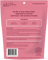 Bocce's Bakery Say Moo Beef & Cheddar Recipe Soft & Chewy Dog Treats, 6-oz bag slide 2 of 7