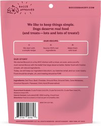 Bocce's Bakery Say Moo Beef & Cheddar Training Bites Dog Treats, 6-oz bag slide 2 of 7