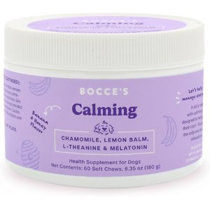 Bocce's Bakery Soft Chew Calming Supplement for Dogs, 60 count