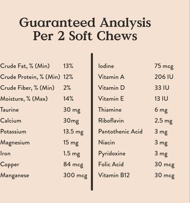Show full view: Bocce's Bakery Soft Chew Multivitamin for Dogs, 60 count slide 9 of 11