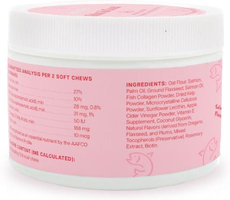 Show full view: Bocce's Bakery Soft Chew Skin & Coat Supplement for Dogs, 60 count slide 3 of 11