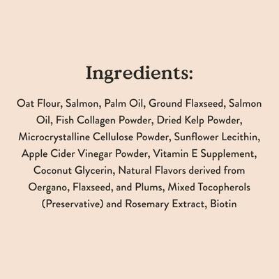 Show full view: Bocce's Bakery Soft Chew Skin & Coat Supplement for Dogs, 60 count slide 8 of 11