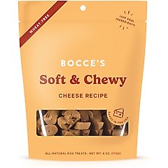 Bocce's Bakery Soft & Chewy Cheese Recipe Dog Treats, 6-oz bag