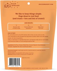 Bocce's Bakery Soft & Chewy Cheese Recipe Dog Treats, 6-oz bag slide 2 of 7