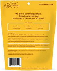 Bocce's Bakery Soft & Chewy Peanut Butter & Banana Recipe Dog Treats, 6-oz bag slide 2 of 7