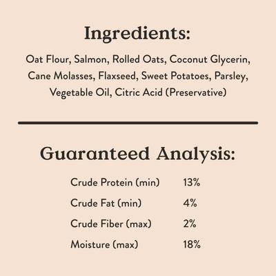 Show full view: Bocce's Bakery Soft & Chewy Salmon Recipe Dog Treats, 6-oz bag slide 8 of 10